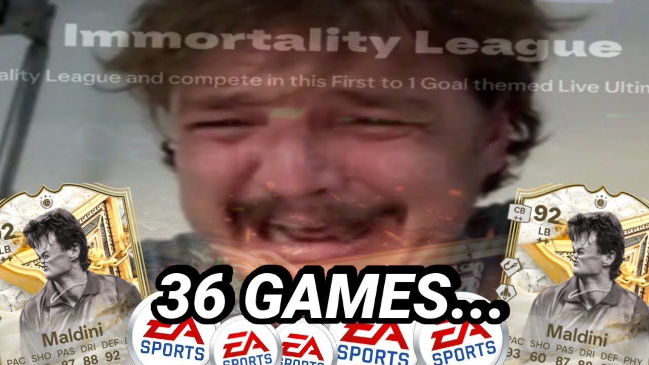 I played ALL 36 GAMES of the IMMORTALITY LEAGUE...