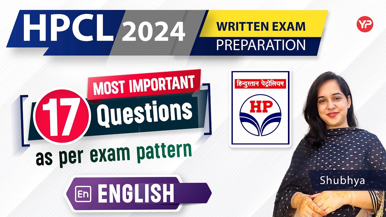 As per exam pattern | 17 Most important questions of English for HPCL 2024 exam preparation