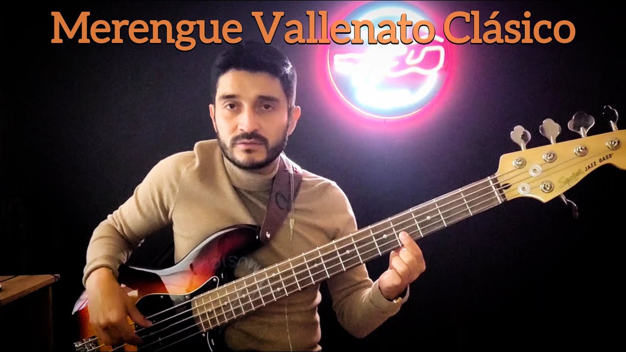 Cómo Tocar Merengue Vallenato Clásico -  #bajoeléctrico #tutorial #clases #clasesvirtuales