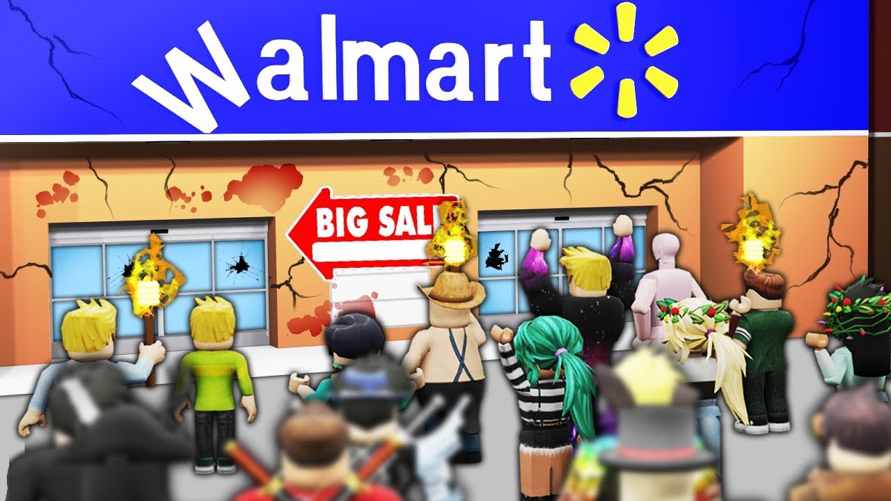 ROBLOX WALMART RAID WITH 1000+ PEOPLE