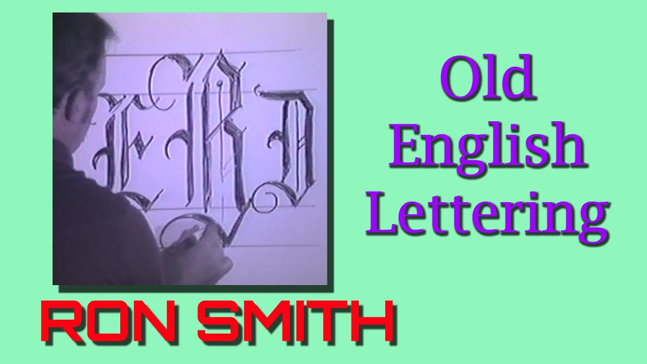 Ron Smith's Old English Lettering for Hand Engravers