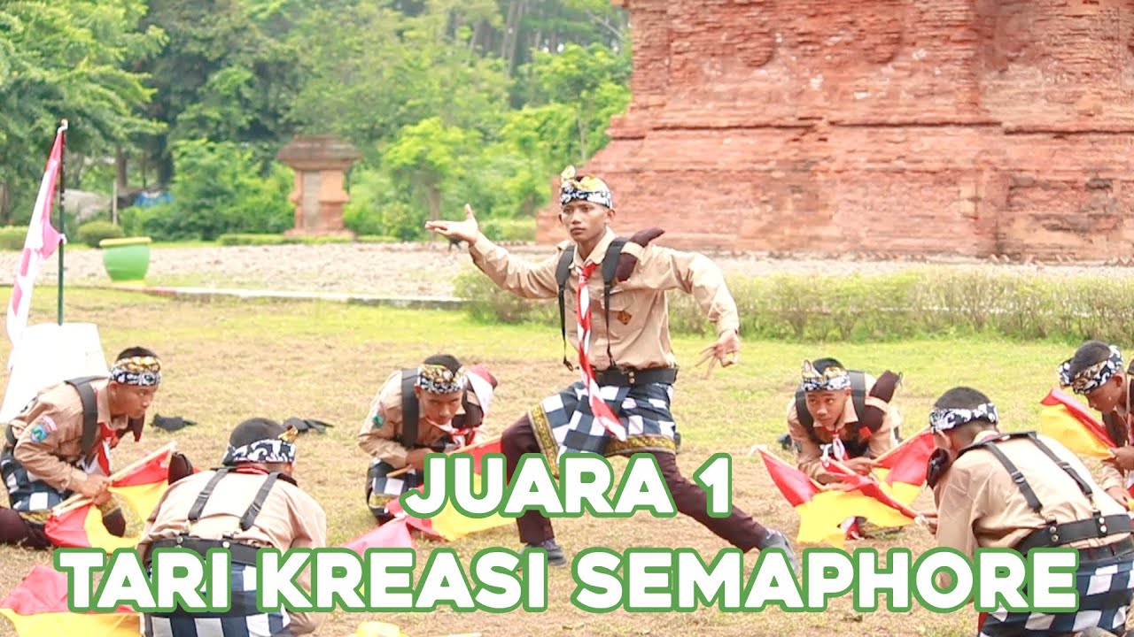 Juara 1 Tari Kreasi Semaphore Pramuka Virtual Tingkat Jawa Timur | Tarantula Team