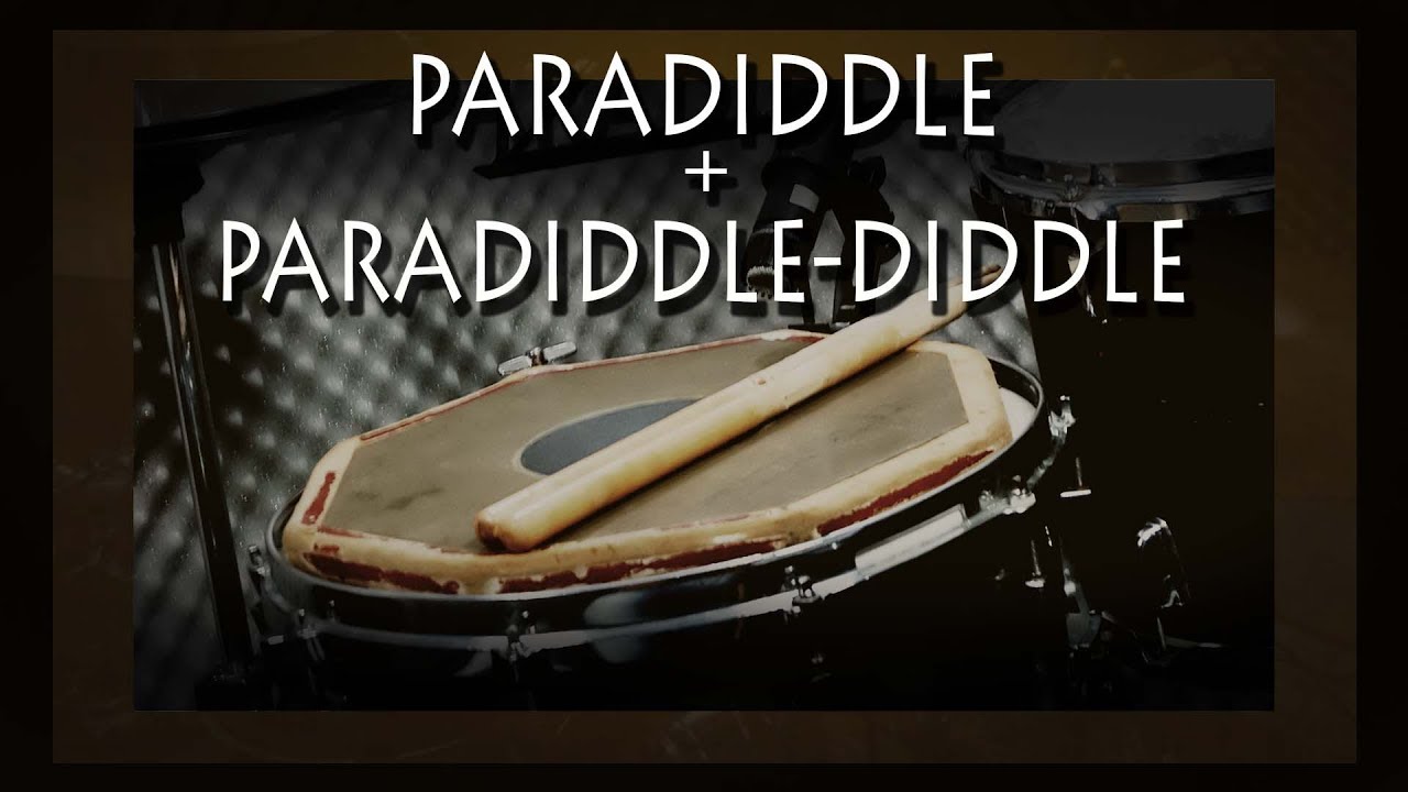 EXERCÍCIOS NO PAD #1 - PARADIDDLE + PARADIDDLE-DIDDLE