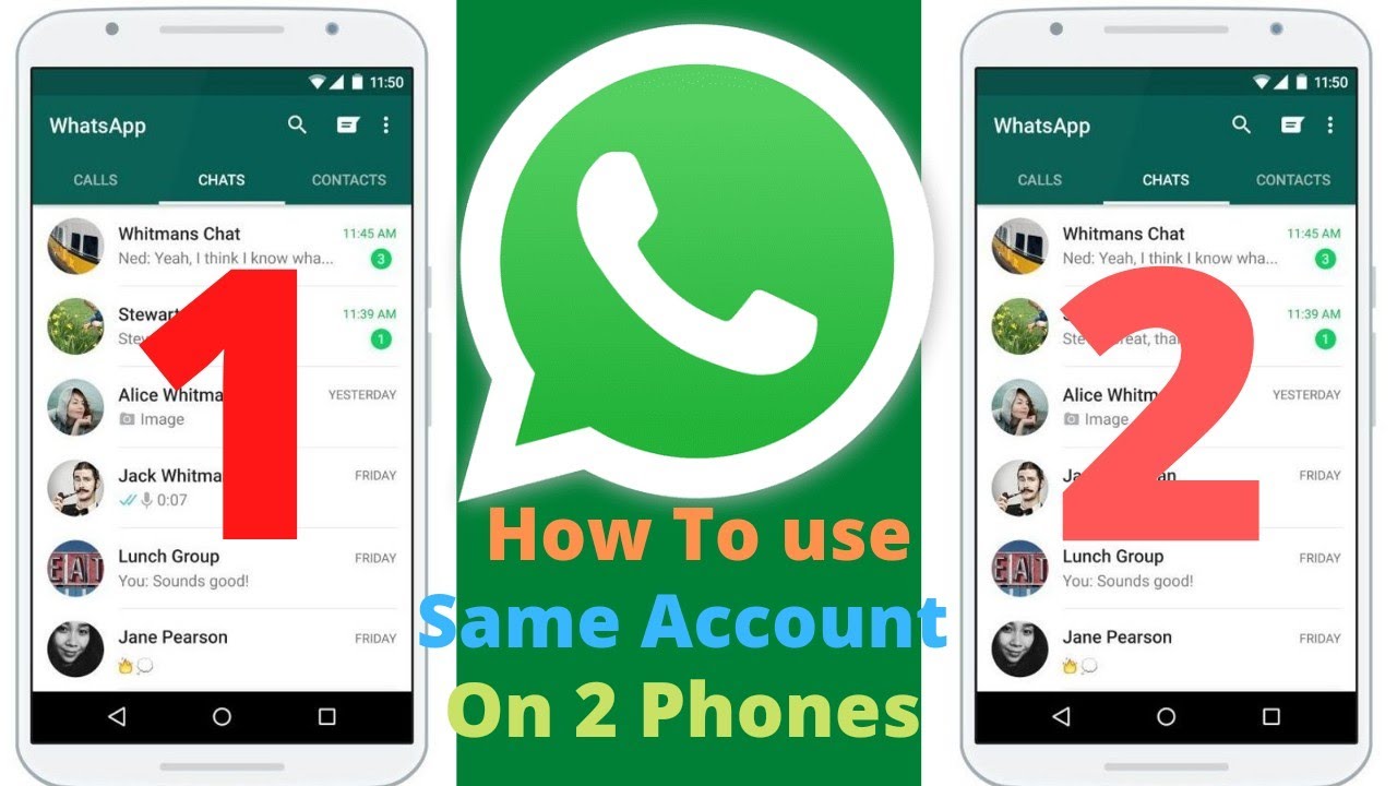 How to use same WhatsApp account on two different phones