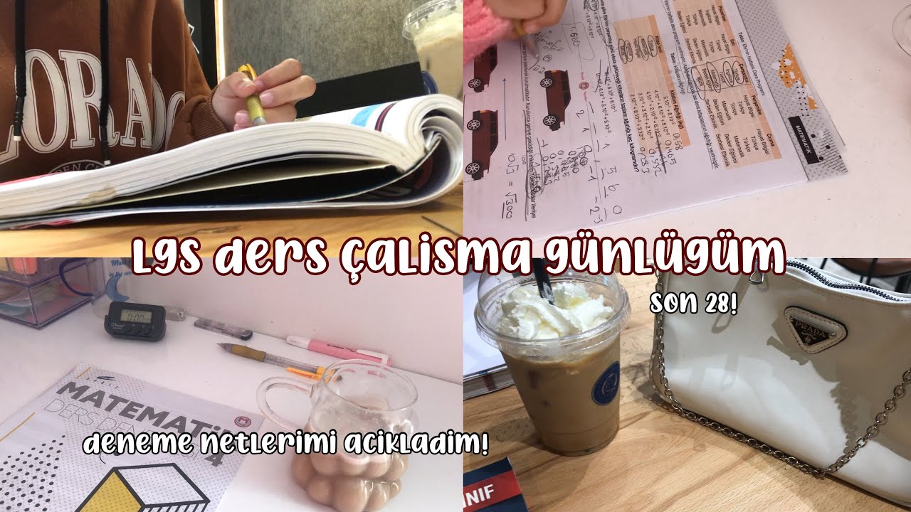 Lgs Ders Çalışma Günlüğüm - Deneme netlerim - Son 28 !