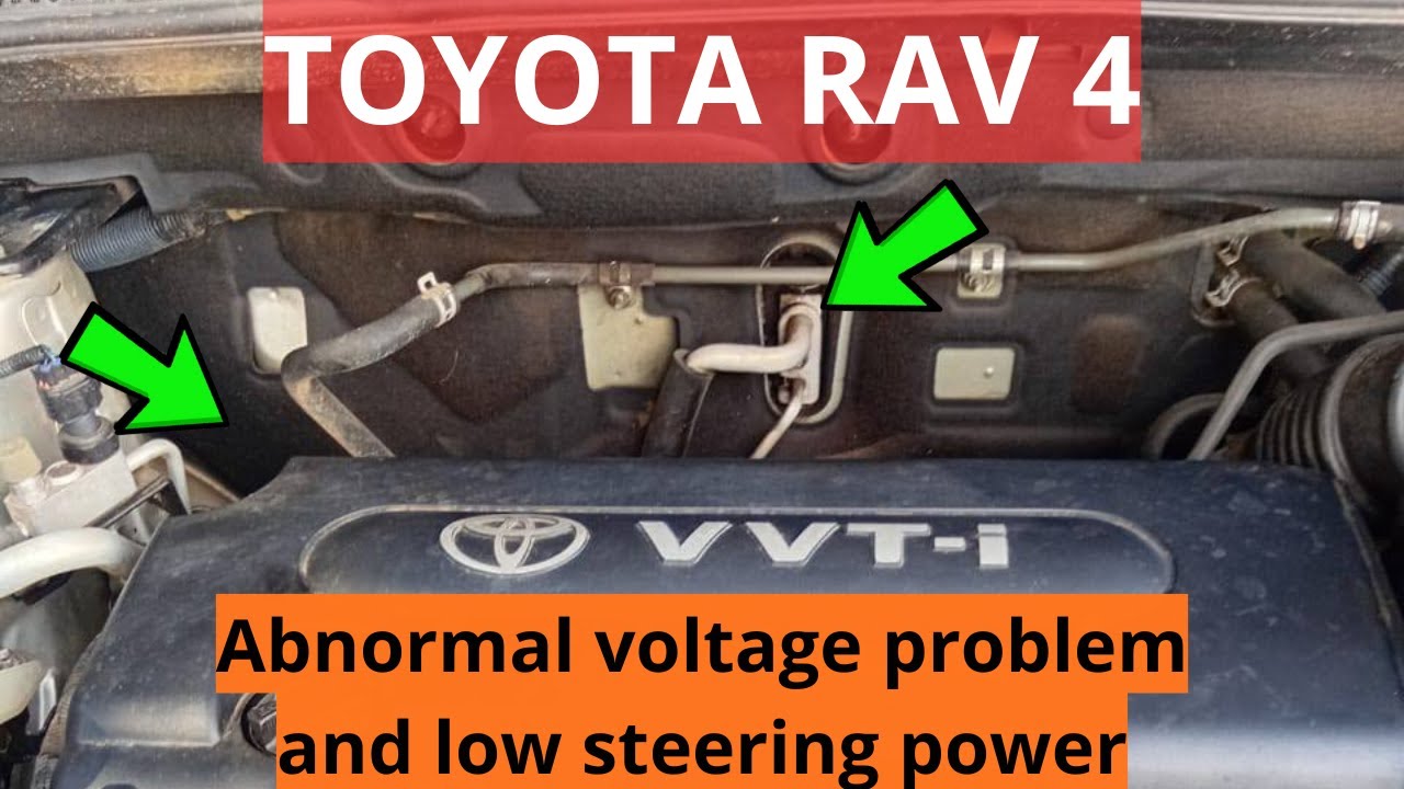 How to Fix the Abnormal Voltage and Low Power Steering Assist Problem in a Toyota RAV4?