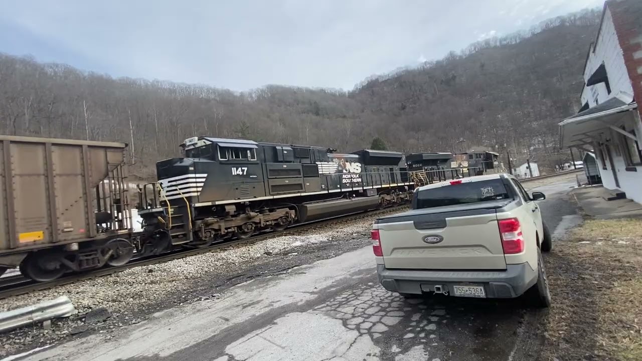 Norfolk Southern ￼Empty Coal Train In Keystone West Virginia 