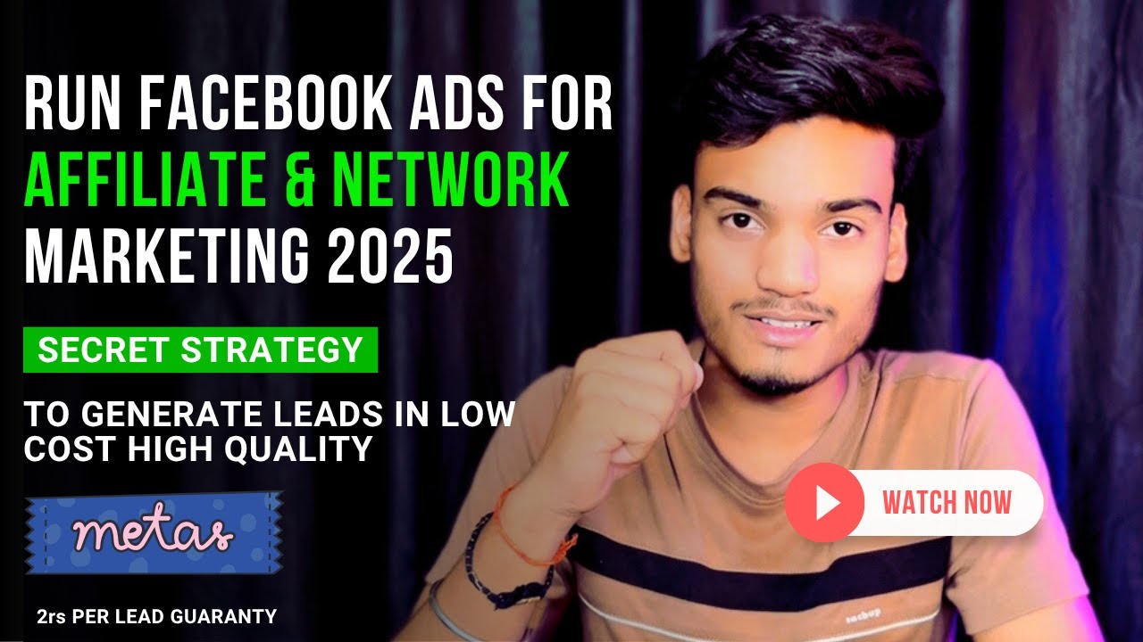 How To Run Facebook Ads for Affiliate/Network Marketing 2025 | Secret To Low Cost High Quality Leads