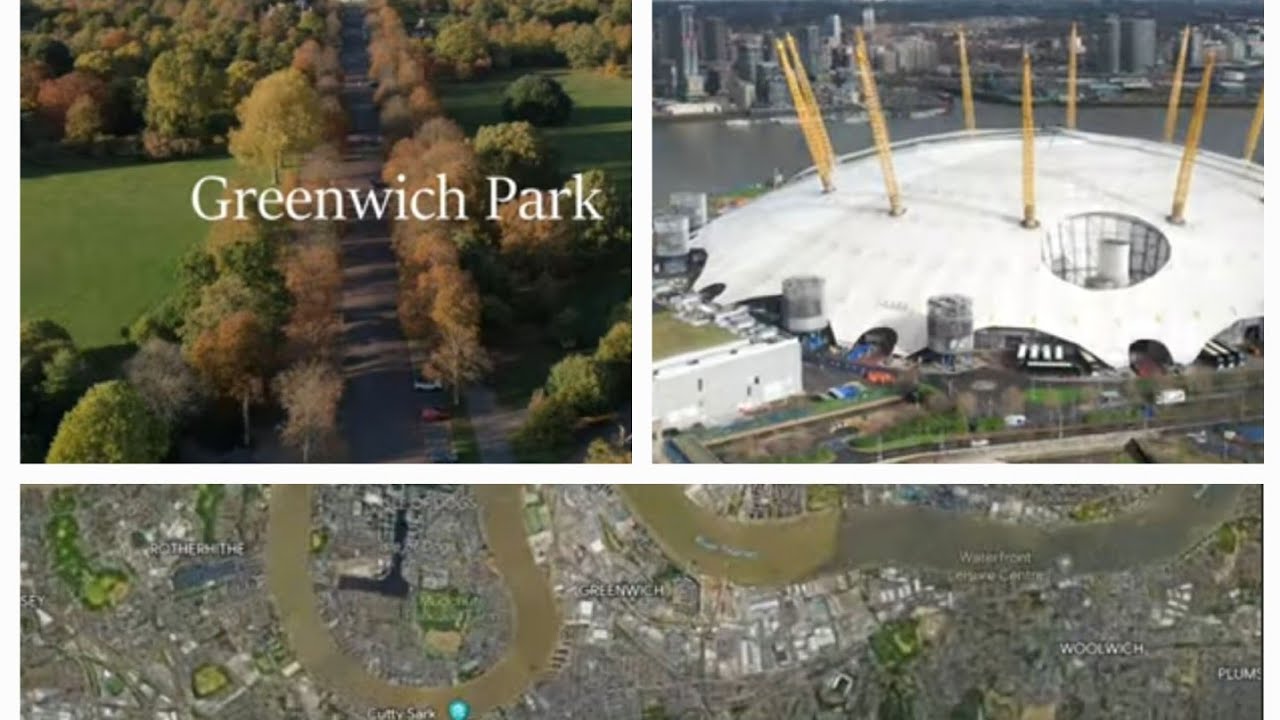 Greenwich Se10 - A 4k Night/Day Aerial Tour