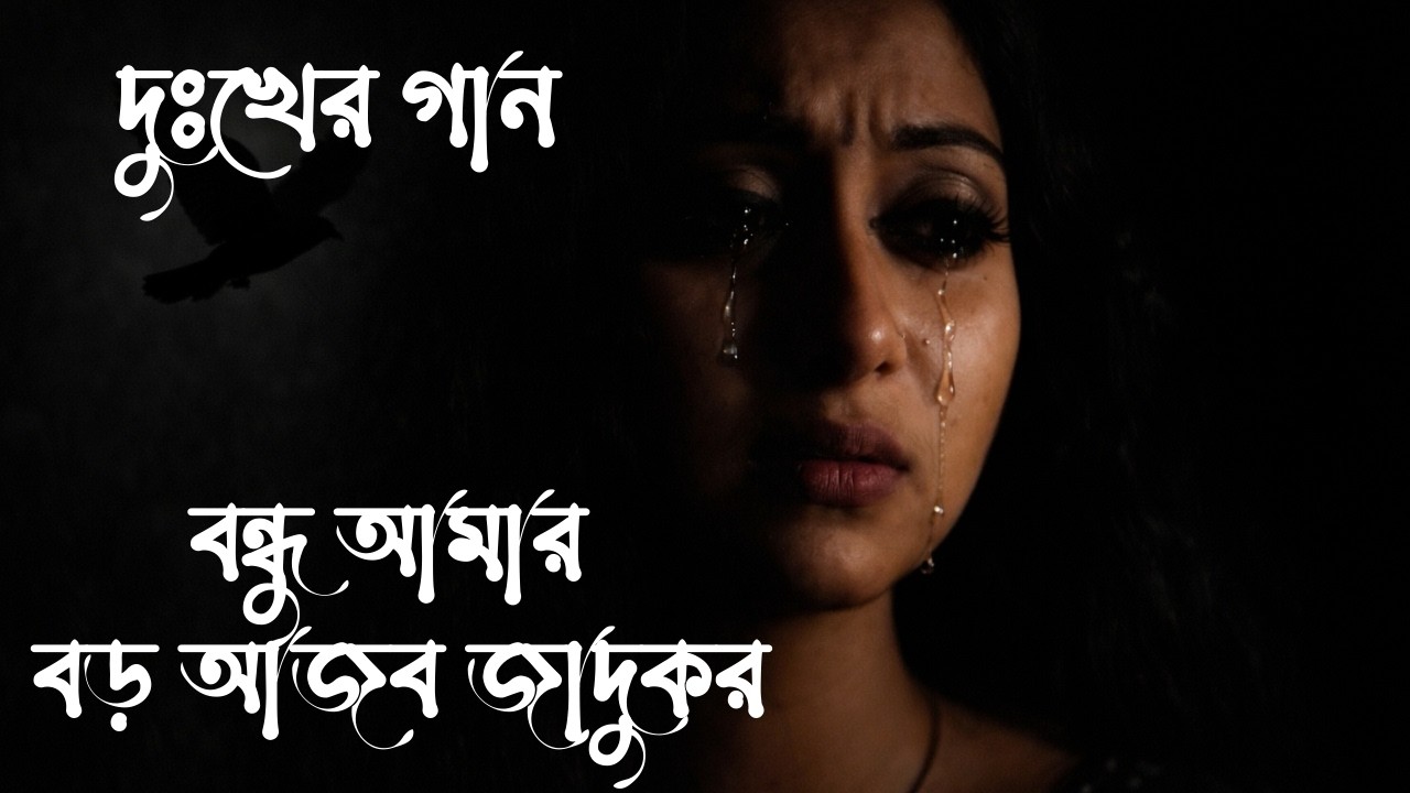 💞দুঃখের গান🎤:  বন্ধু আমার বড় আজব জাদুকর। Bondhu amar boro ajob jadukor ♫♪♬ #sad #sadmusic #sadsongs