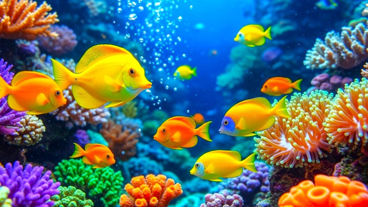 The Best 4K Aquarium - Calming Music, Healing Music For The Heart, And Blood Vessels #10