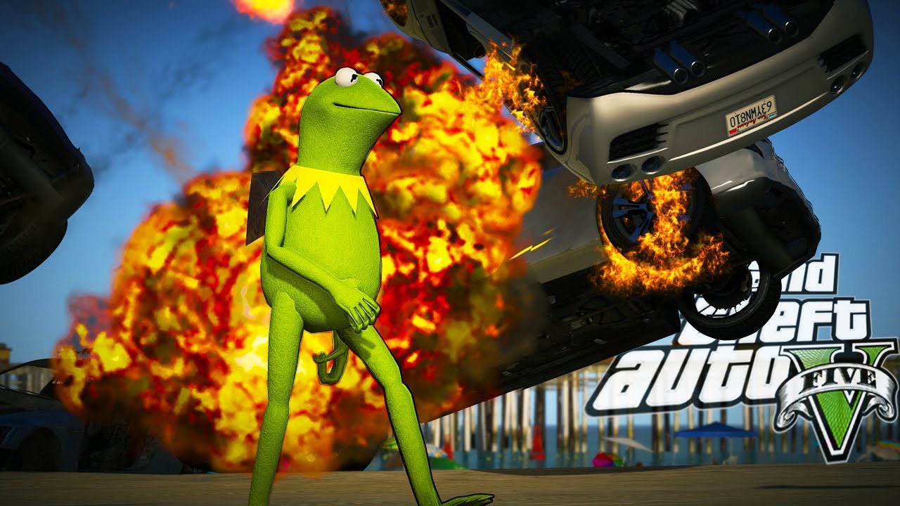 Kermit The Frog (GTA 5 The Muppets Mods)