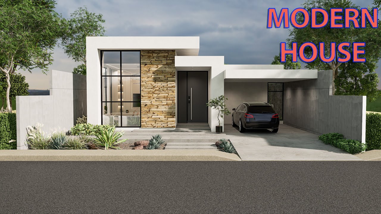 Modern Dream House Design | 2 Bedrooms | 11.8m x 20m | Full Exterior & Interior
