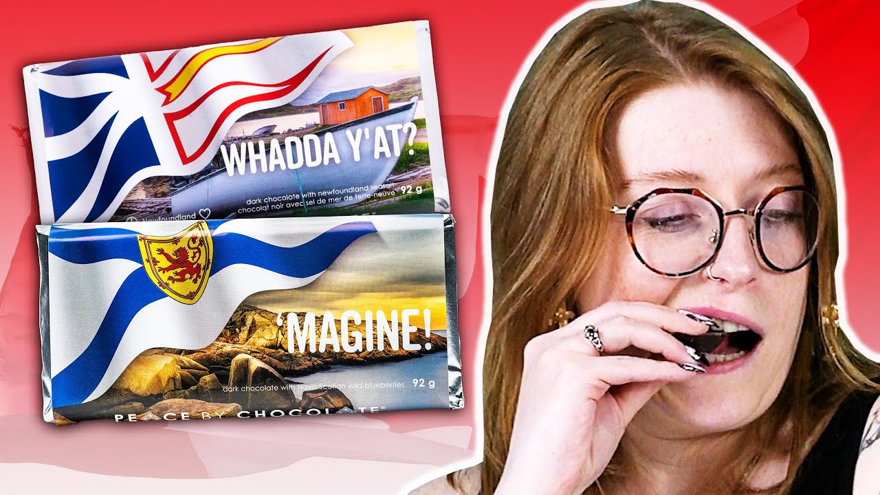 Irish People Try Canadian Province Chocolate Bars