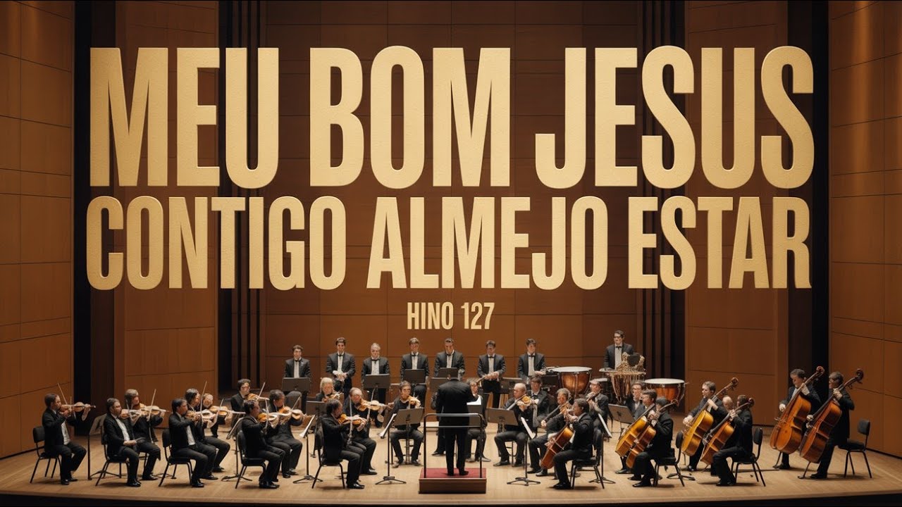 MEU BOM JESUS CONTIGO ALMEJO ESTAR | HINO 127 (Orquestra Emaús)