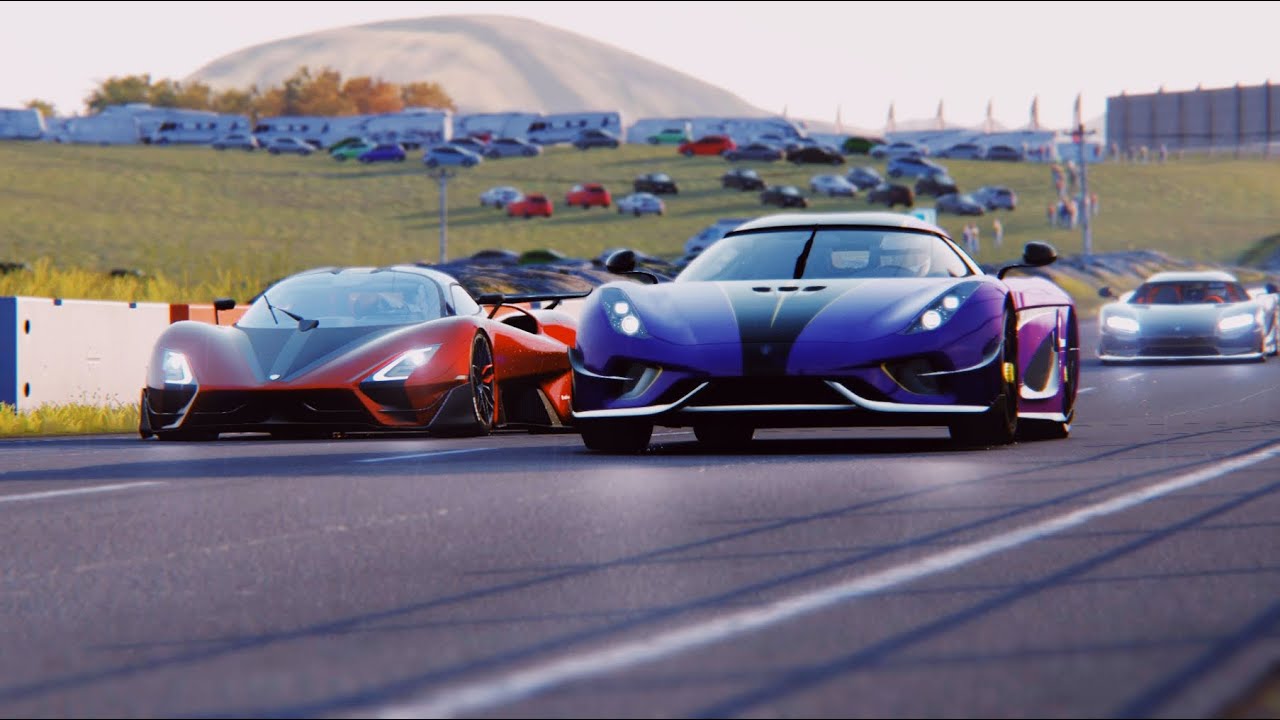 SSC Tuatara Aggressor vs Koenigsegg Regera Ghost High-Downforce Package vs Koenigsegg CC850 2024