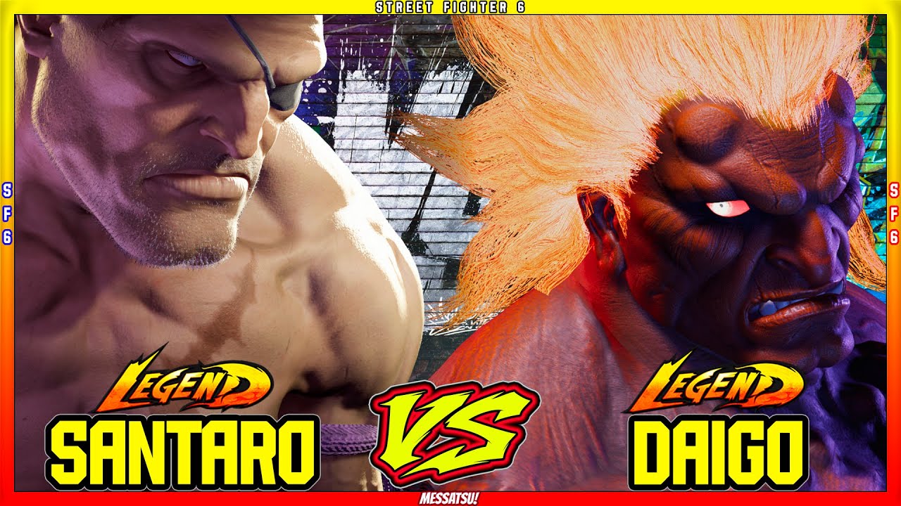 SF6 Daigo (Akuma) VS (Santaro) Sagat💥Messatsu💥