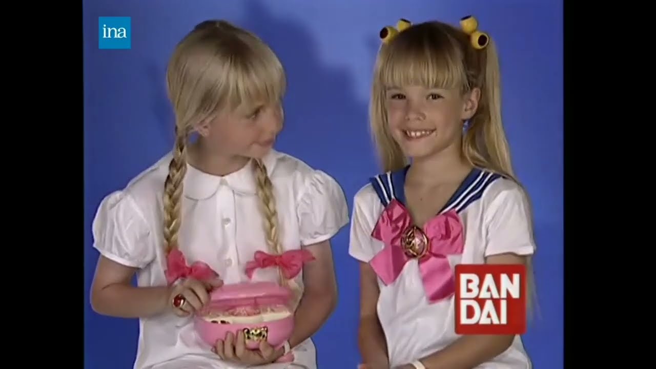 French Bandai sailor moon toy commercials