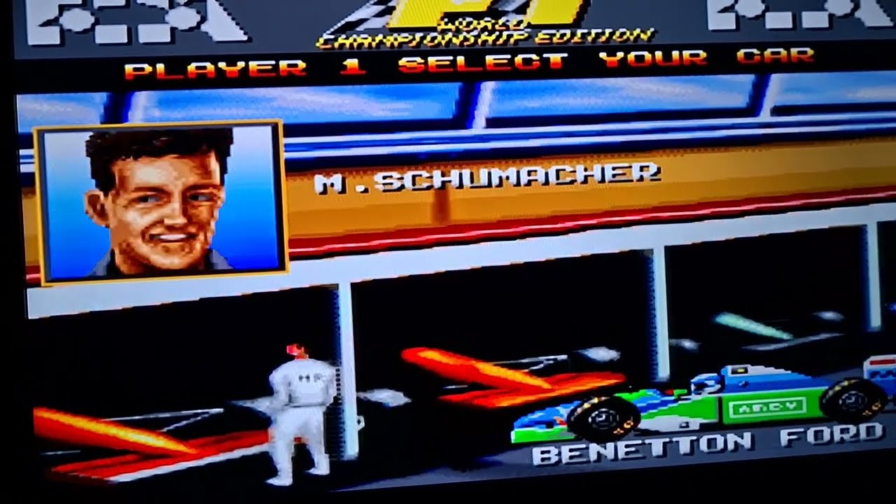F1 World Championship Edition SNES Alle Fahrer und Teams 