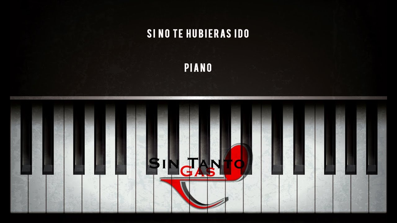 Como Tocar (How To Play) Si no te hubieras ido (Piano)