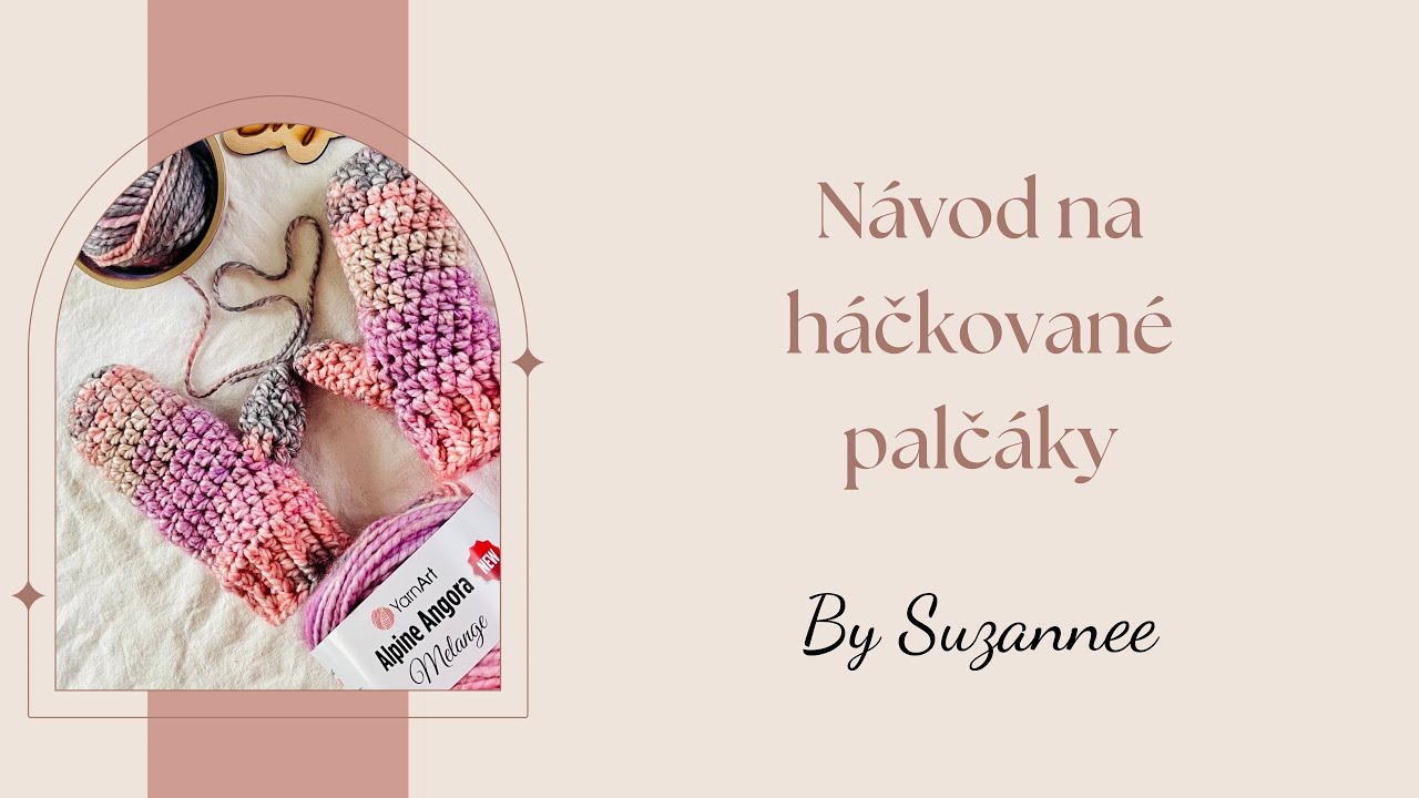 Jednoduché háčkované palčáky