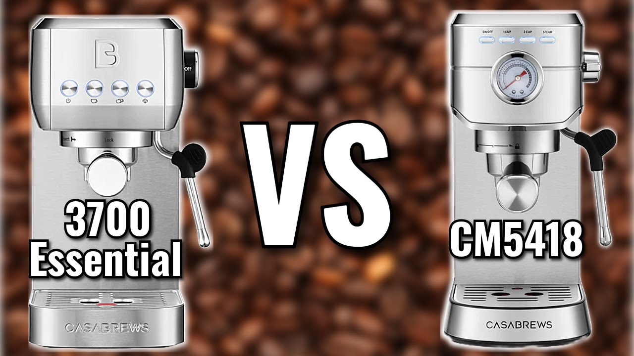 Casabrews 3700Essential VS CM5418 Espresso Machines: What's The Difference?
