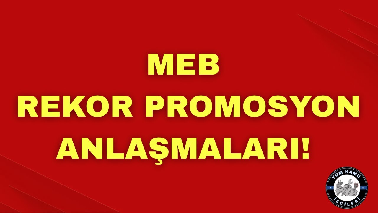 100.700 TL YENİ PROMOSYON ANLAŞMALARI EN YÜKSEK HEPSİNİ SIRALADIK! 