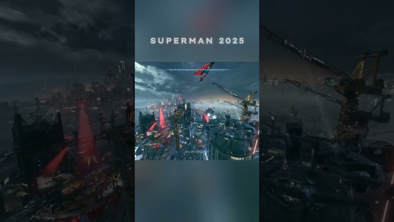 New Superman 2025 Mod Suit in Batman Arkham Knight #batmanarkhamknight #batman #superman