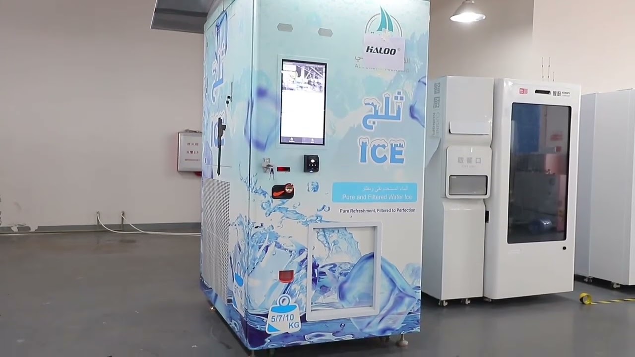 Even unmanned operation can earn! Full demonstration of ice vending machine 🧊