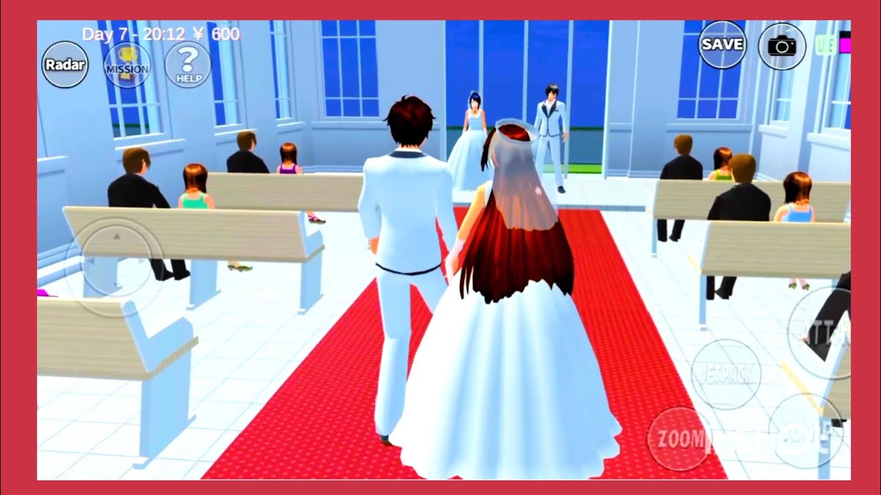 A Boy & Girl Are Getting Married 💍❤️ Romantic Love Story Wedding | Sakura School Simulator