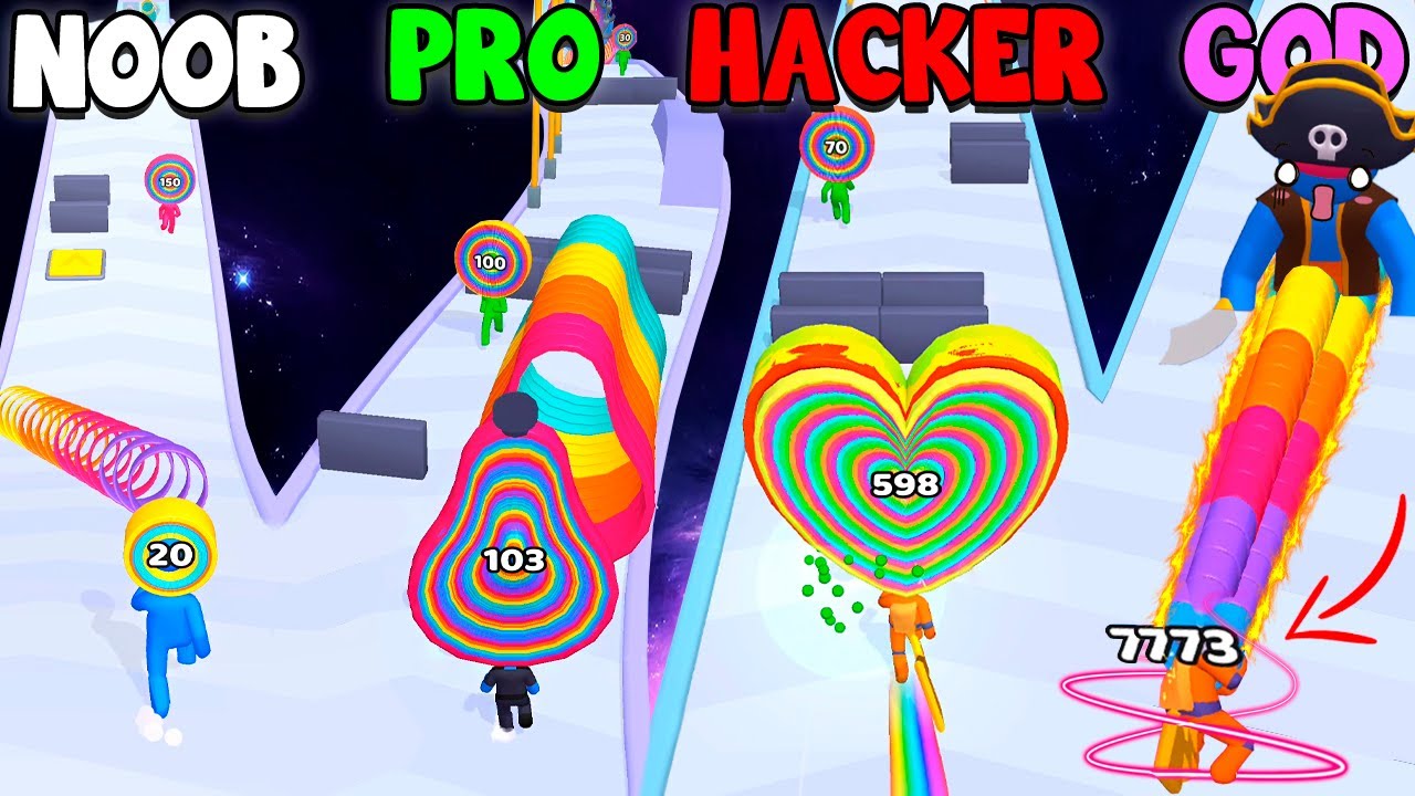 DESTROYED ALL THE BOSSES! 🏆 NOOB vs PRO vs HACKER vs GOD in LAYER MAN (New Update)