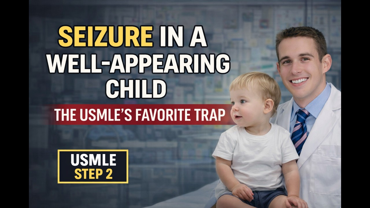 Seizure in a Well-Appearing Child: The USMLE's Favorite Trap - CRASH! USMLE Review Series