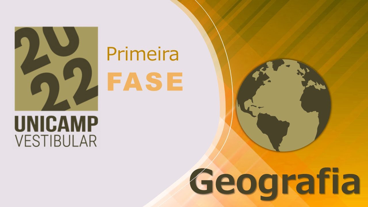 Questão 41 - Geografia - Unicamp 2022 (primeira fase)
