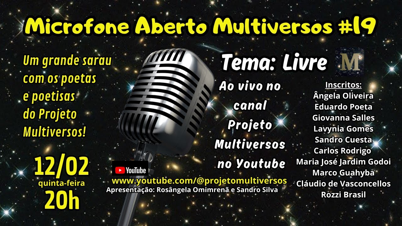 Microfone Aberto Multiversos #19