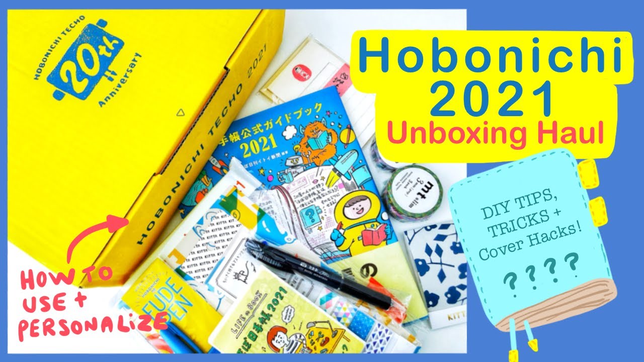 Hobonichi 2021 Unboxing Haul