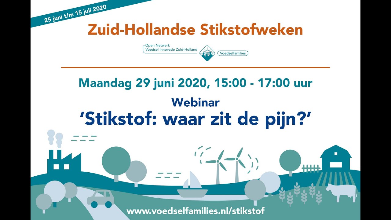 Webinar: 'Stikstof: waar zit de pijn?'