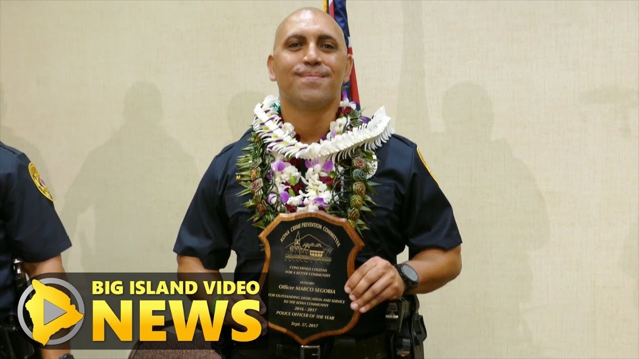 2017 Police Officer Of The Year In Kona (Oct. 2, 2017)