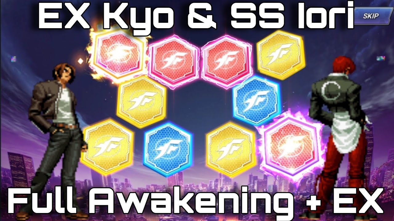 The King Of Fighters All Stars - EX Awakening SS Iori & EX Kyo - Full Awakening (A50) #KOFAS