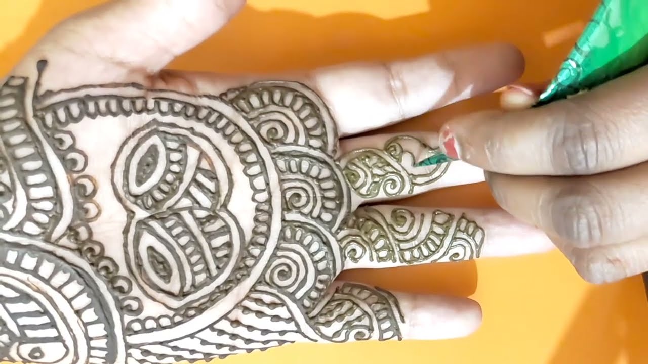 New Trending Stylish Tabla Mehandi Design For Front Hand💐💐||#bridalmehndi #bridalmehndiforfronthand💐