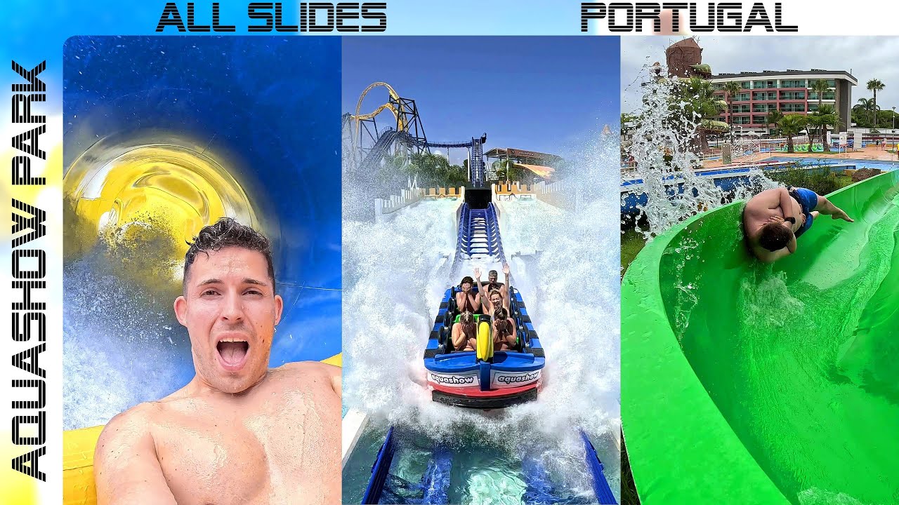 Aquashow Park | All Slides | Quarteira (Portugal) | 2025