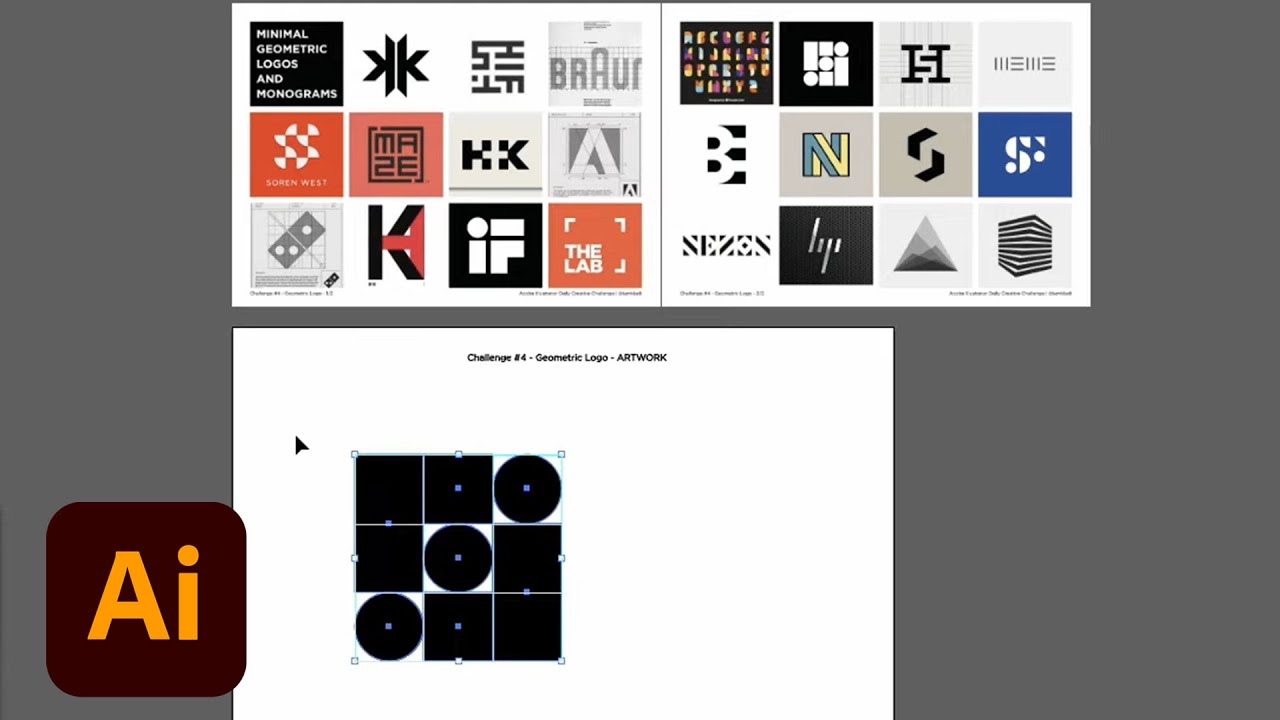 Adobe Illustrator Daily Creative Challenge - Geometric Logo | Adobe Creative Cloud