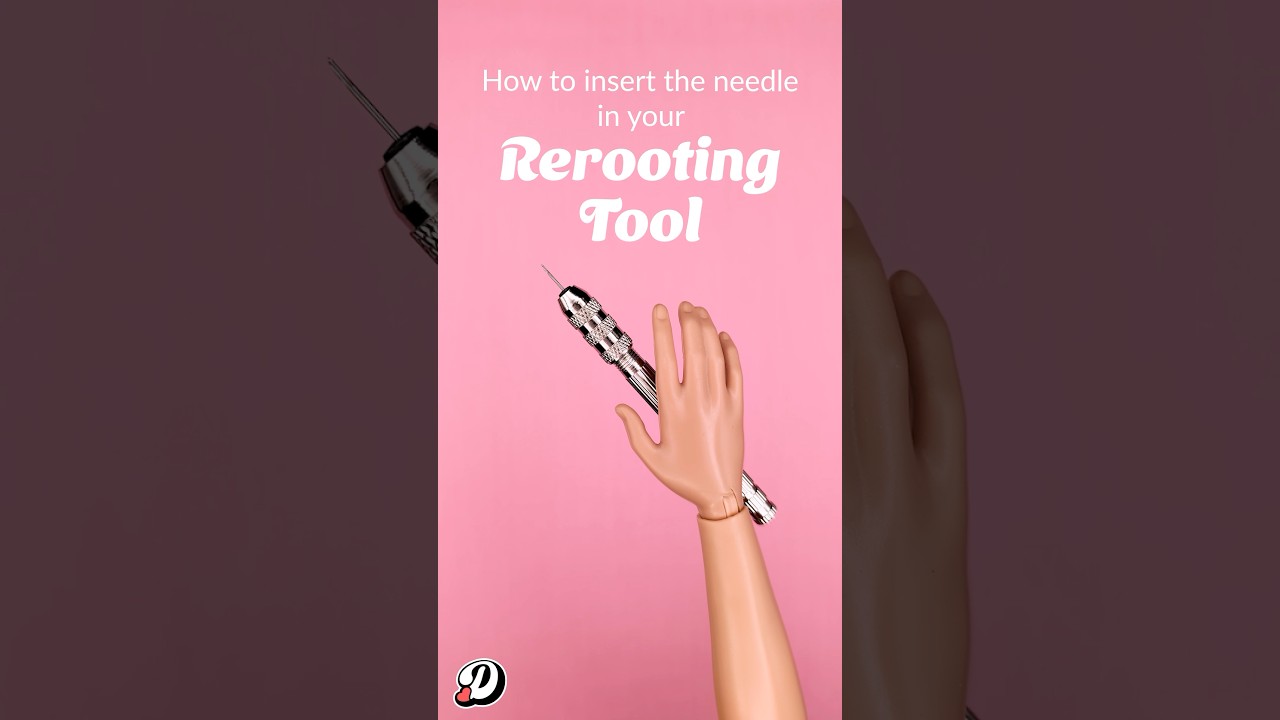 How to load a Doll Hair Rerooting Tool