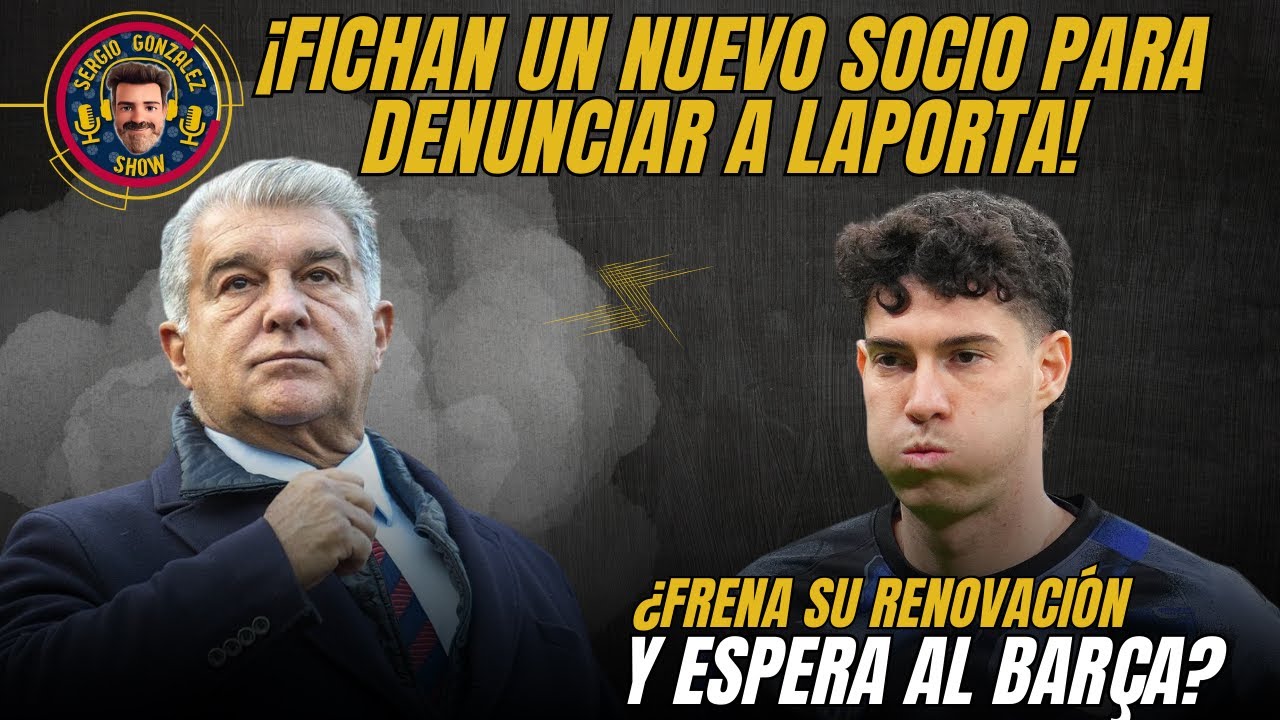 ¡FICHAN UN NUEVO SOCIO PARA DENUNCIAR A LAPORTA. JULIÁN HARTO DEL CHOLO. ¿BASTONI SE OFRECE?