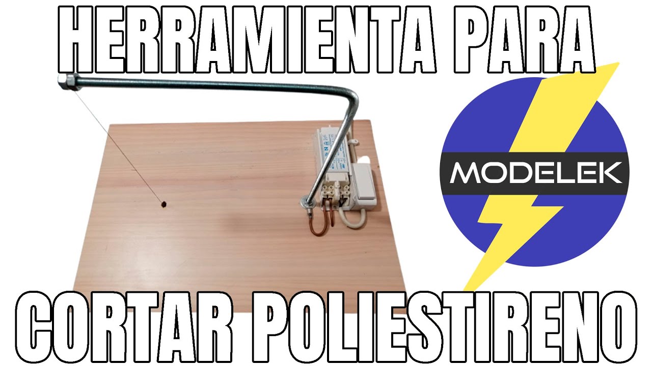 CÓMO HACER CORTADORA DE POLIESTIRENO O CORCHO. MUY FÁCIL!!