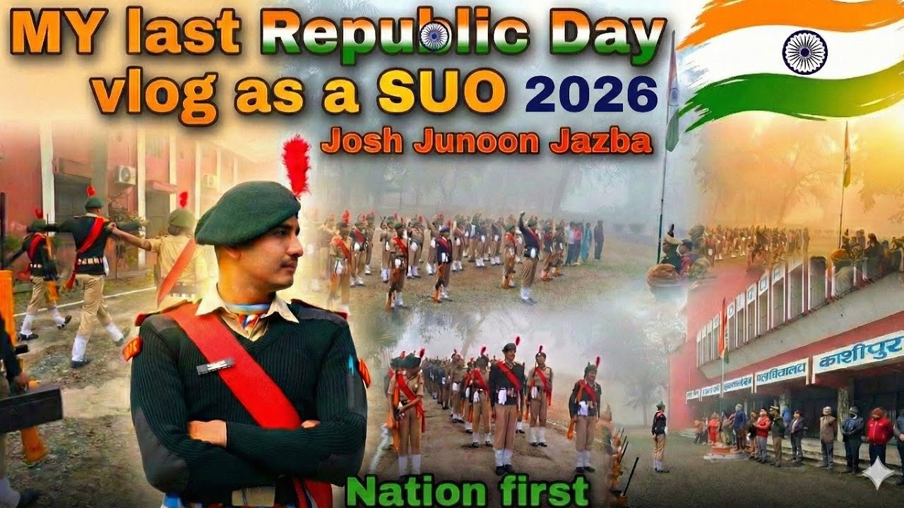 Leading the Republic Day Parade One Last Time! 🇮🇳 Foggy Morning Full Josh | NCC SUO Vlog