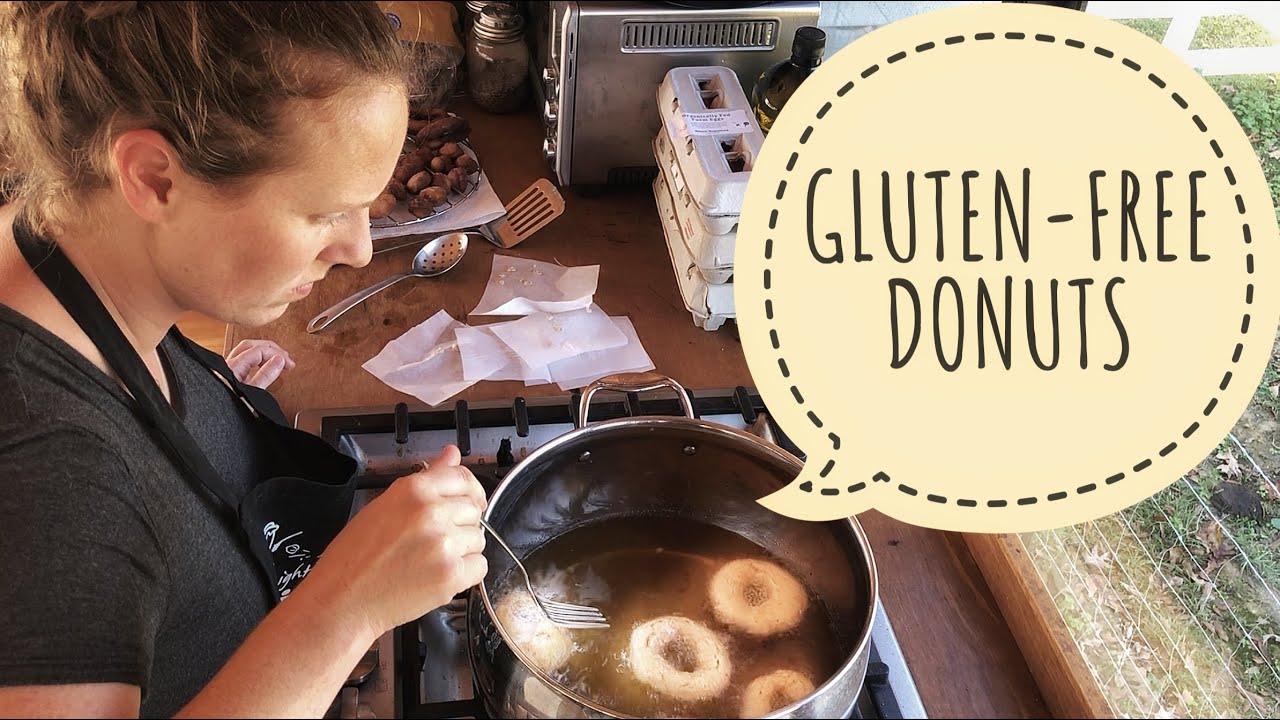 Making GLUTEN FREE DONUTS!!