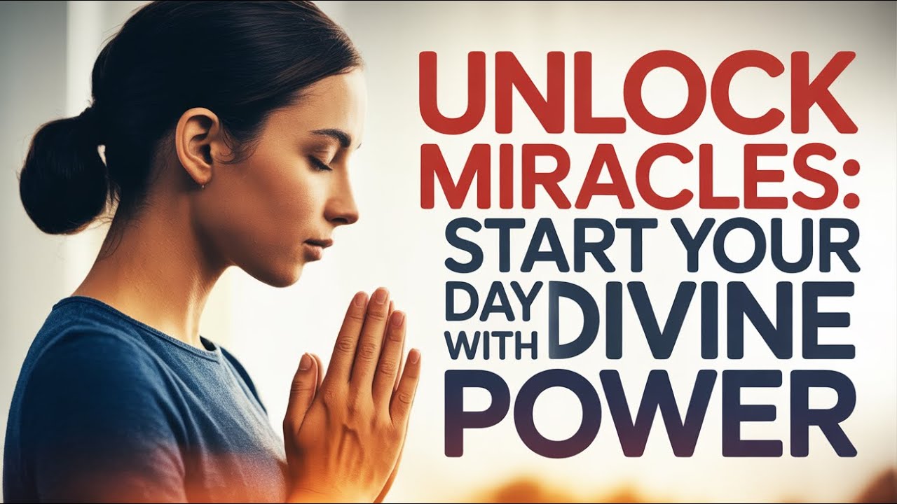 Prioritize the Divine: A Miraculous Morning Prayer for Supernatural Blessings Today!