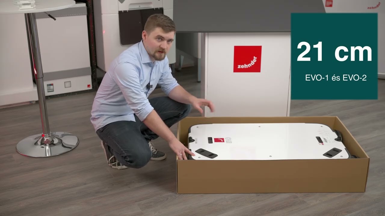 Zehnder EVO hővisszanyerős szellőztető- unboxing