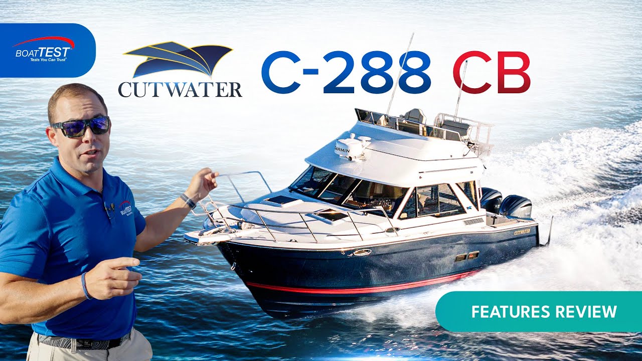 Обзор характеристик катера CUTWATER C-288 CB (FLIBS 2025)
