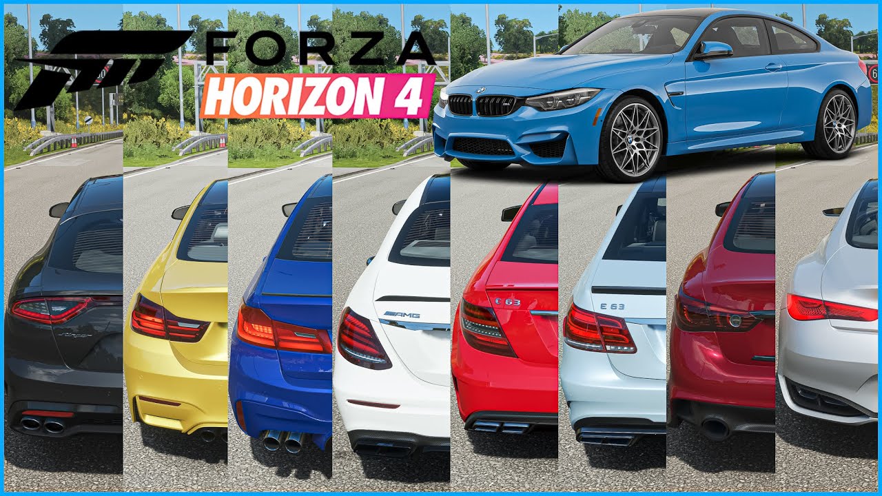 Forza Horizon 4 - Top 25 Fastest Super Saloon Cars | Top Speed Battle (Upgrade)